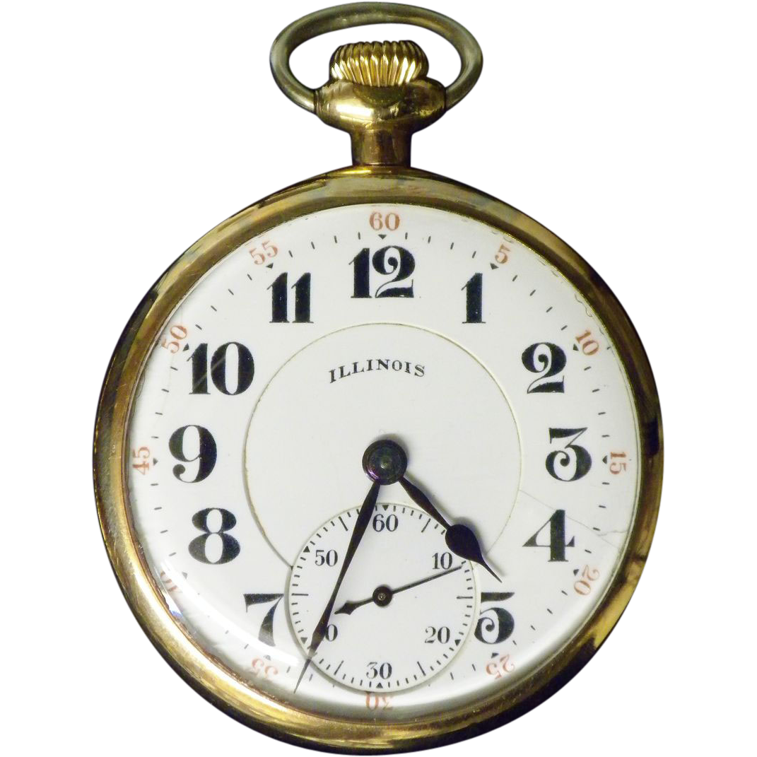 old pocket watches: illinois